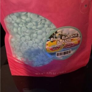 Pink Zebra Blue Banana & Aloe Wax Beads